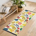 thumbnail image 6 of Strawberry Banana Papaya Grape Runner Area Rug 2x6 Soft Non-Slip Washable Bedside Carpet for Hallway Bedroom Living Room Home Decor, 6 of 8