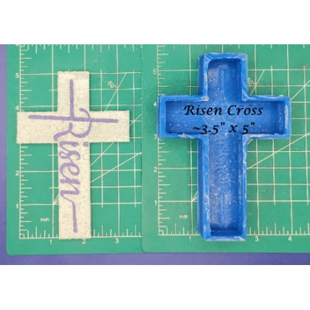 Risen Cross Silicone Freshie Mold