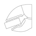 thumbnail image 6 of Gedore 137 KR-10 Grip wrench 10", 6 of 7