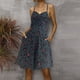 thumbnail image 1 of Vestido de mujer de moda casual de cintura media sin mangas con estampado de flores Slim Fit Strap Maxi Sexy tirantes vestido Pompotops  qyievc1191, 1 of 8