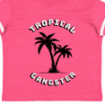 thumbnail image 4 of Inktastic Tropical Gangster with Palms Distressed Boys or Girls Toddler T-Shirt, 4 of 5