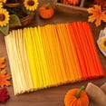 thumbnail image 6 of Chenille Stems, Orange Yellow Fall Tone Pipe Cleaners, 500 Pack Craft Pipe Cleaners for DIY Art Craft Projects, Kids Holiday Crafts, Halloween Christmas Fall Indoor Home Decoration, 6 of 7