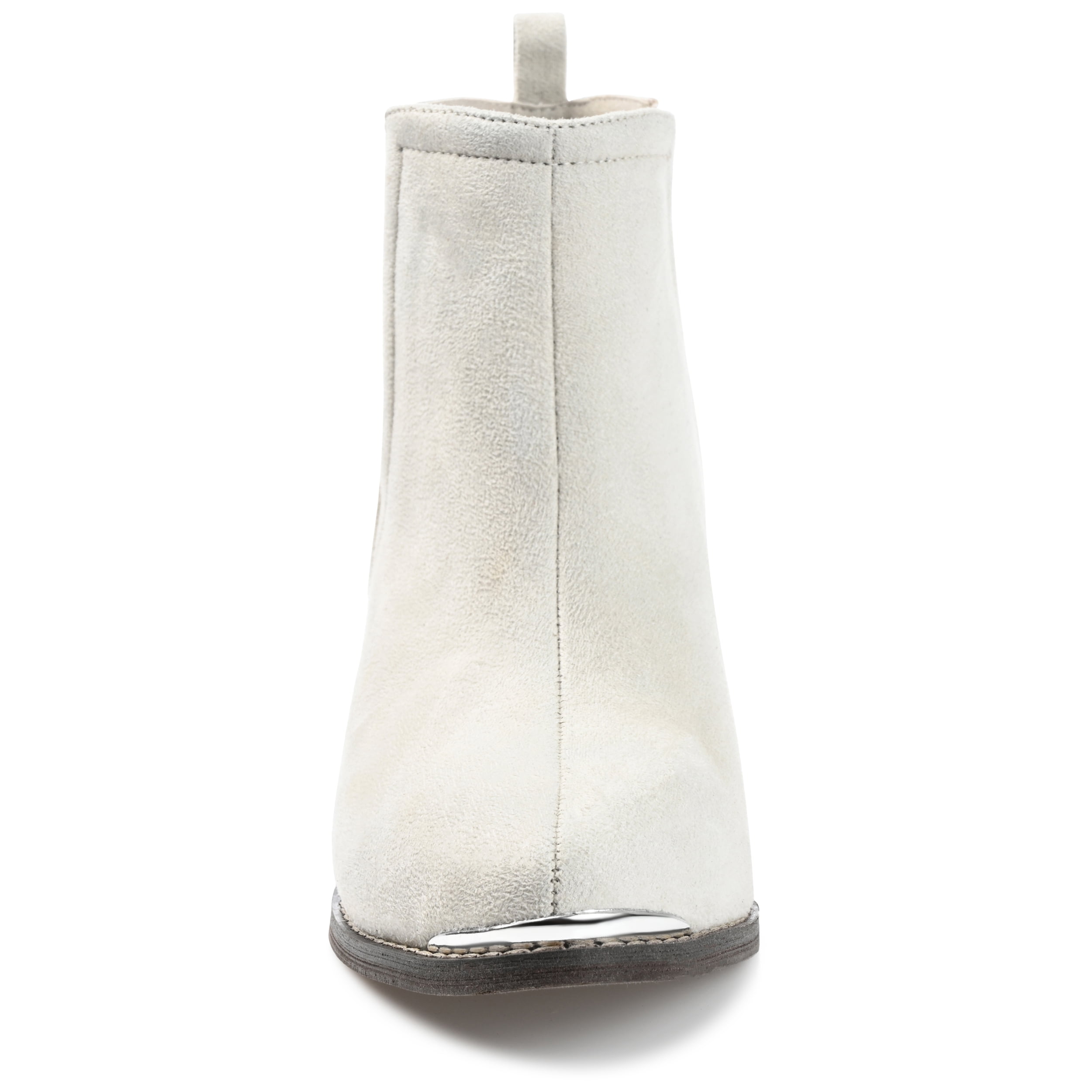 Journee Womens Issla Pull On Stacked Heel Booties, Widths Available