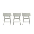 thumbnail image 5 of Costaelm 29" Poly Outdoor Patio Bar Stool (Set of 3), Sand, 5 of 6