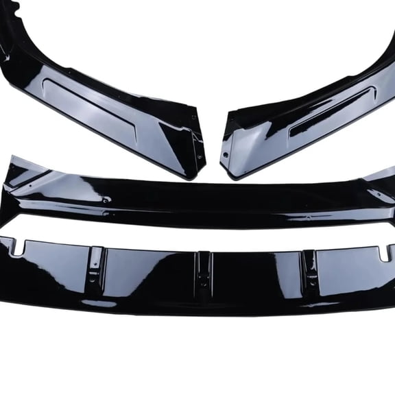 HOUGEET Front Bumper Lip Compatible with 2019 Honda Accord Sport Black