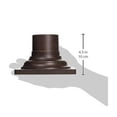 thumbnail image 1 of Acclaim 5999BW Pier Mount Adapters Collection Outdoor Pier Mount, Burled Walnut, 1 of 3