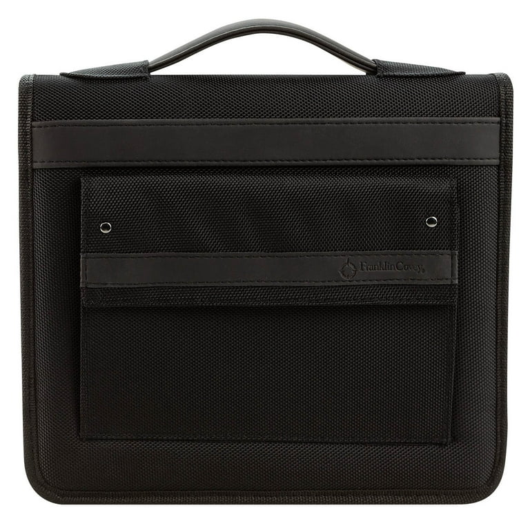 Franklin covey unisex black briefcase travel bag