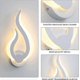 thumbnail image 2 of Indoor Wall Light, Modern LED Wall Lamp 10W, Warm White 3000K, Height 31cm, Flame Shape, Acrylic, Wall Night Light, 220V IP20, 2 of 5