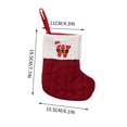 thumbnail image 3 of Utoimkio Clearance Red and White Initial Christmas Stockings with Letters,Cute 26 Letters Christmas Ornaments Indoor Christmas Decorations Party Supplies Christmas Decor, 3 of 5