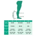 thumbnail image 5 of Juzo Power Comfort 15-20 mmHg Compression Stockings, Ribbed Texture, Knee High, Closed Toe | Compression Socks for Tired, Aching or Swollen Legs, Mild Varicosities | Grey, Large, 5 of 6