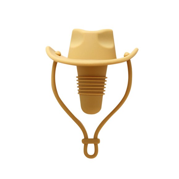 Product stopper2 Cowboy Hat Reusable Beverage Bottle Stopper for Champagne Leakproof Seal Cute Holiday Kitchen Storage