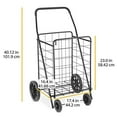 thumbnail image 4 of WHITMOR 6318-2678 Deluxe Rolling Utlity Cart Blk, 4 of 8