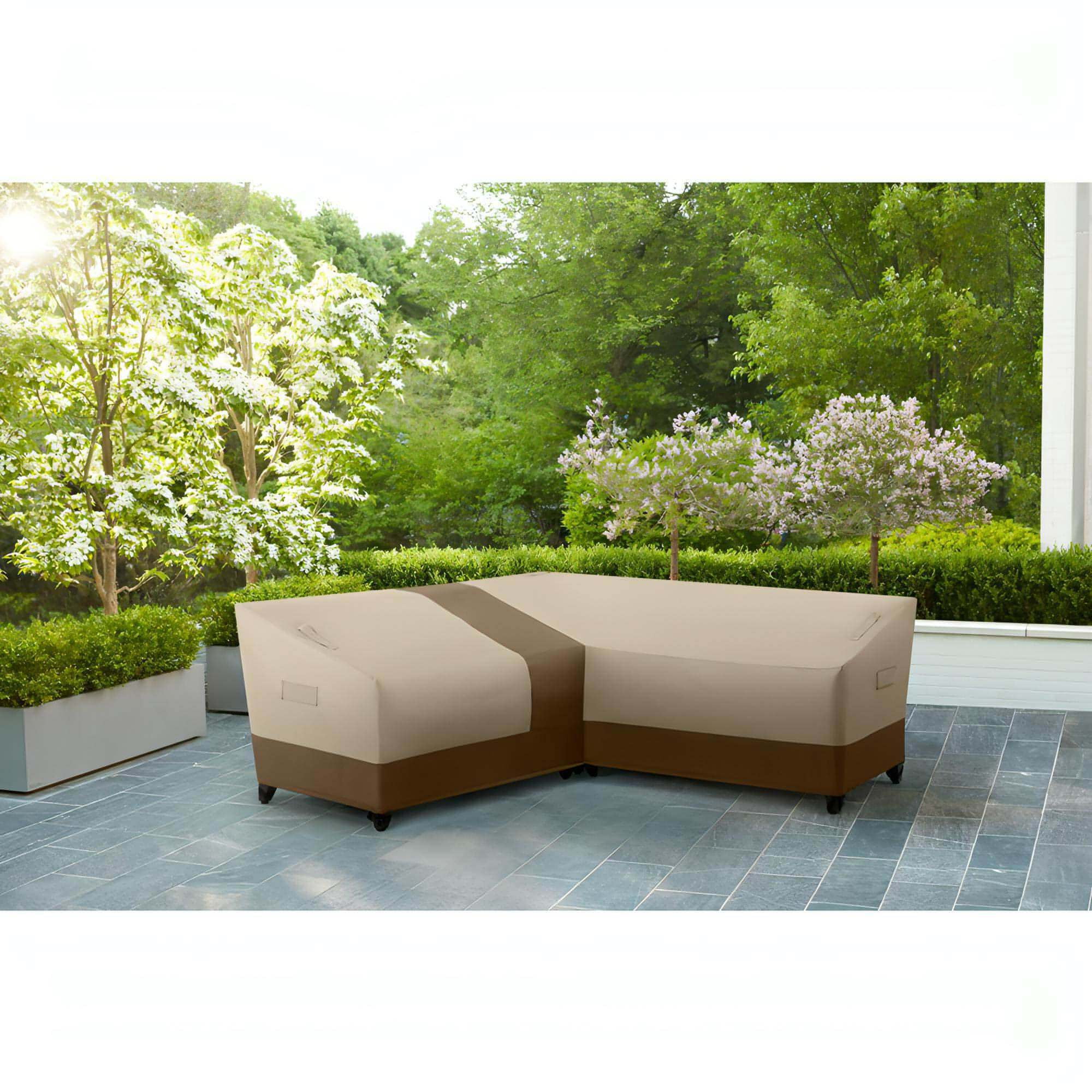 Hampton Bay 84.5X84.5 Universal Sectional Cover - Walmart.com
