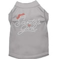 thumbnail image 6 of Christmas Pet Dog  Cat Shirt Rhinestone, "Santa's Girl", 6 of 11