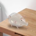 thumbnail image 3 of Hucha transparente Macarena figura de cerdo 15 cm x 8 cm x 10 cm, 3 of 6