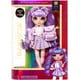 thumbnail image 1 of Título del producto: Rainbow High Jr High Violet Willow - Muñeca de moda morada de 9" con accesorios - Mochila, regalo para niños y coleccionistas Rainbow High Muñeca Rainbow Junior High Violet Willow, 1 of 4