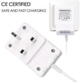 thumbnail image 5 of Doorbell Transformer, 24V/500mA Supply Power Adapter with Doorbell Screwdriver Compatible with Video Doorbell, 8M (315") Cable (White), 5 of 5