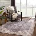thumbnail image 4 of Hauteloom Seok Hallway, Kitchen Machine Washable Runner Rug - Traditional - Medium Gray, Beige, Brown - 2'7" x 7'3", 4 of 16