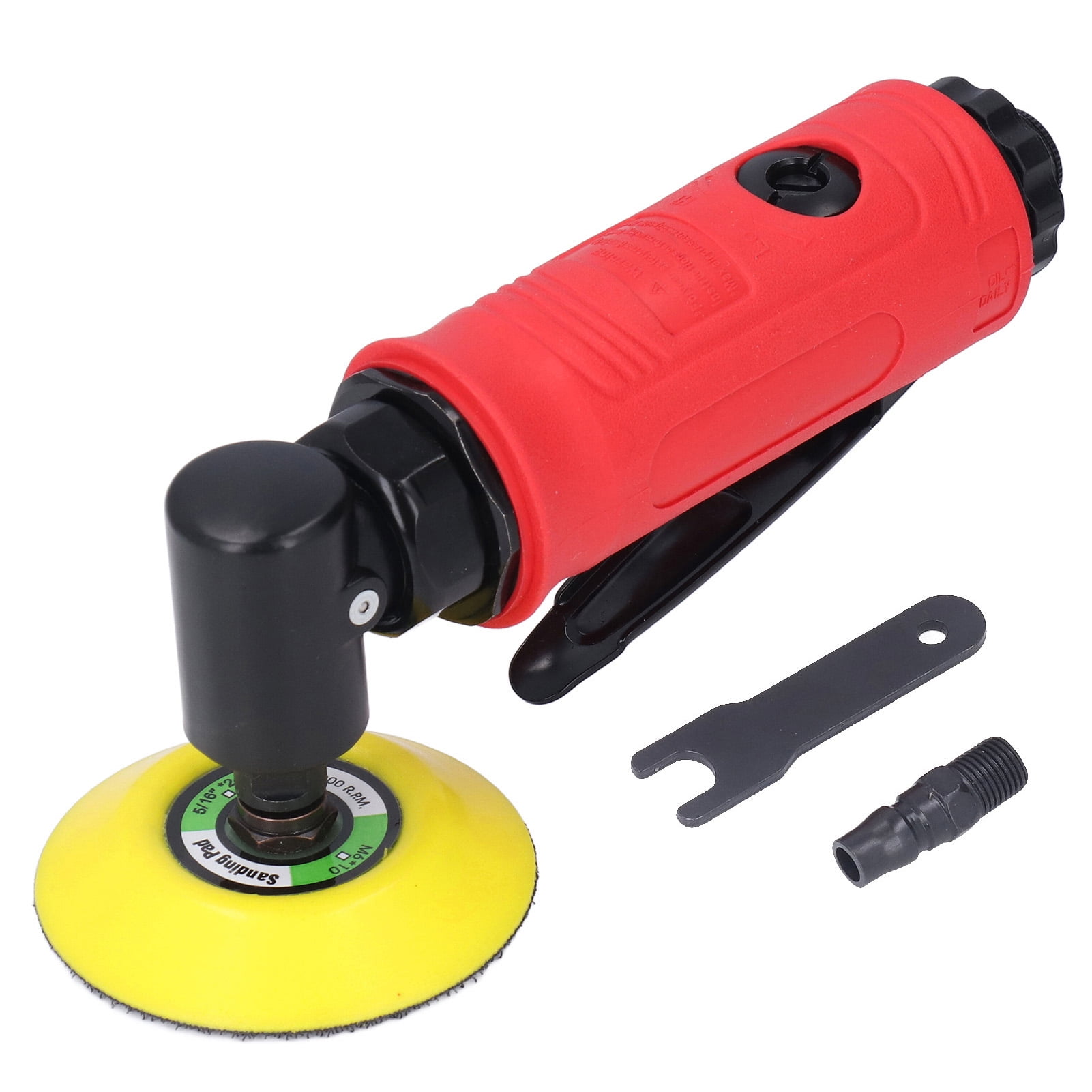 Pneumatic Grinder, Air Die Grinder Ergonomic Grip Low Vibration For Metal Derusting For Wood