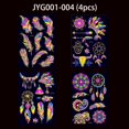 thumbnail image 1 of Pegatinas luminosas para tatuajes temporales, tatuajes fluorescentes, resistentes al agua, araña/Flor, arte corporal para brazo, Bar nocturno, fiesta, 1 of 4