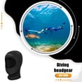 thumbnail image 3 of Tapas de buceo con el hombro de neopreno Equipo de snorkeling Sombrero de sombrero PROTECCIÓN A prueba de sol Invierno Swim Swim Gorra para hombres 3mm m sidaley OD003262-02, 3 of 7
