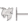thumbnail image 1 of 14K White Gold 14Kw Logoart Georgia Institute Of Technology Small Post Earrings (13 X 11) Made In United States 4w048gt, 1 of 5