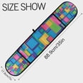 thumbnail image 3 of Yayeee Double Oven Mitt Kitchen Heat Resistant Baking 35" x7" Quilted Glove, Colorful Geometric Pattern, 3 of 6