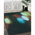 thumbnail image 2 of Ahgly Company Indoor Rectangle Patterned Charcoal Black Area Rugs, 7' x 9', 2 of 6
