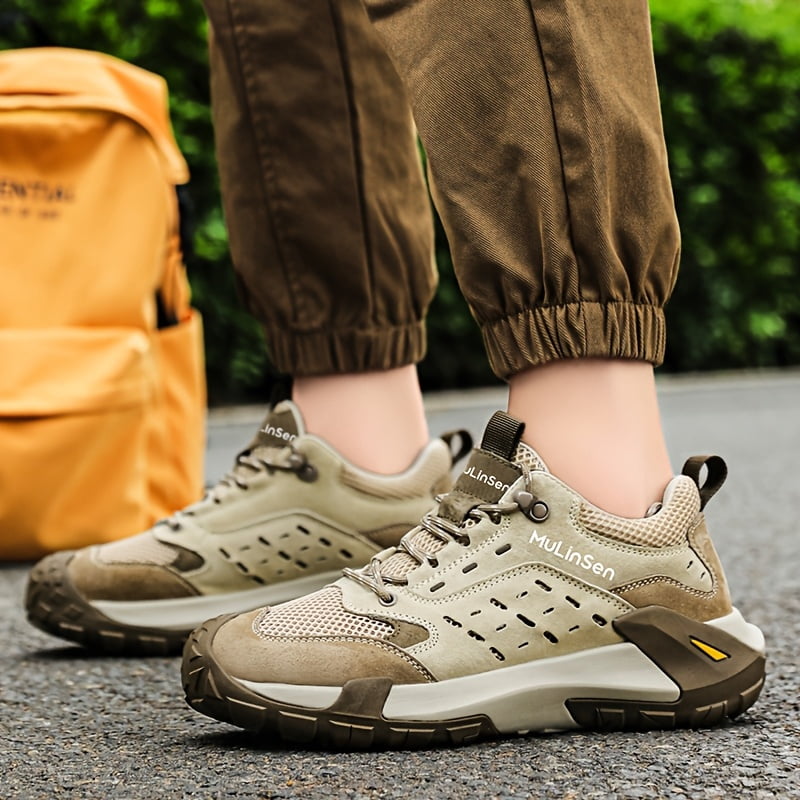 New Mesh Outdoor Hiking Shoes, Wear-Resistant Trekking Casual Shoes, Sports Anti-Slip Breathable Footwear