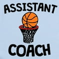 thumbnail image 2 of CafePress - Assistant Basketball Coach Body Suit - Baby Light Bodysuit, Size Newborn - 24 Months, 2 of 4