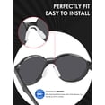 thumbnail image 2 of Almohadillas nasales para gafas BLAZERBUCK Metalink OX8153 negro y blanco, 2 of 6