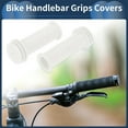 thumbnail image 2 of Unique Bargains Bike Handlebar Grips Covers 100mm Bicycle End Grips Protector Rubber White Non-Slip 1 Pair, 2 of 6