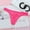 Hot Pink, variant on HUPOM Sexy Underwear For Women Women’S Underwear Briefs Low waist Drop Waist Solid Thong Blue One Size