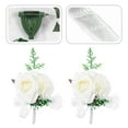 thumbnail image 2 of 2 Pcs Fleur Artificielle Corsage Simulation Broche Fleur Accessoire Photographique de Mariage, 2 of 5