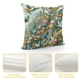 thumbnail image 4 of Leisuo Throw Pillow Cover Square Antique Watercolor Bird Blue Watercolour Pattern Porcelain Branch Cushion Home Decor Cases White, 4 of 5