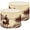 Color 4, variant on Linen Drum Lamp Shades Vintage Cactus Brown Western Cowboy Cow Desert Western Farmhouse 13" x 13" x 10" Lampshade for Table Lamps Floor Lamps Lamp Shade Replacement Easy Assembly Required