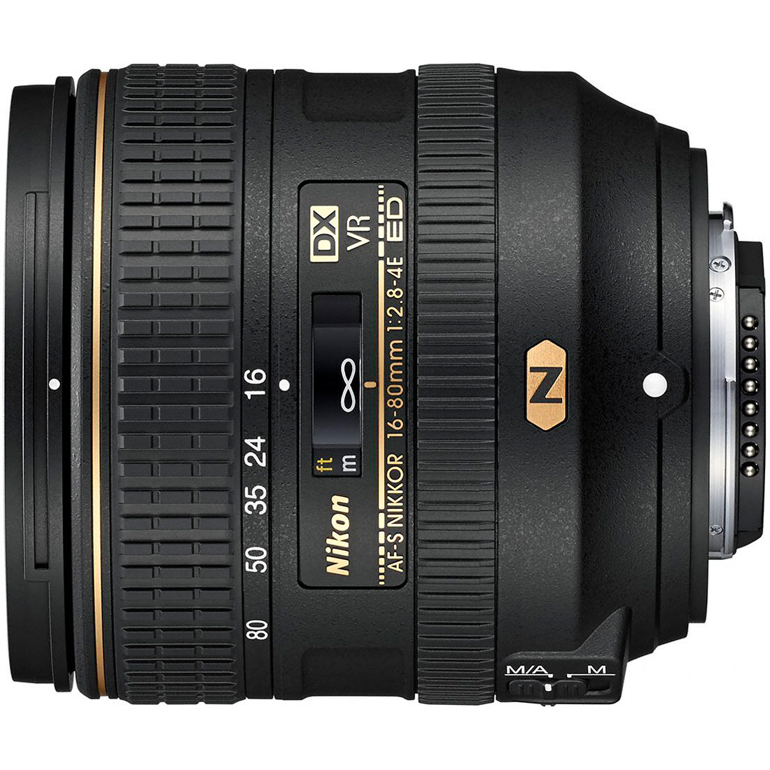 Nikon AF-S DX NIKKOR 16-80mm f/2.8-4E ED VR Lens for Nikon Digital