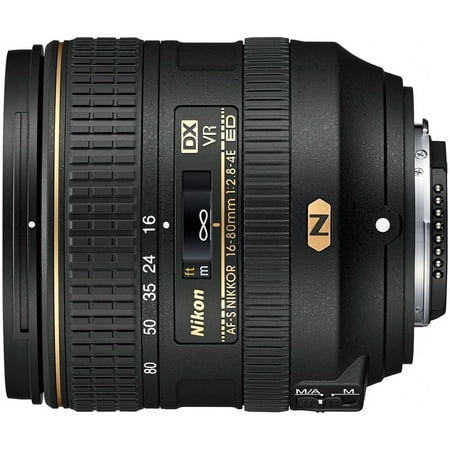 Nikon - AF-S DX NIKKOR 16-80mm f/2.8-4E ED VR Standard Zoom Lens - Black