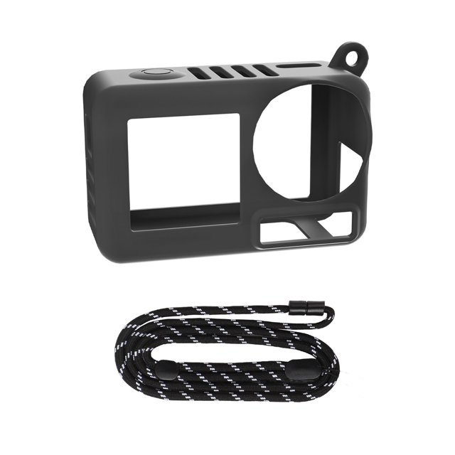 Silicone Enclosure Lanyard For Action 5 PRO - Waterproof/Drop-Proof, With Neck Strap, Heat-Dissipating Design