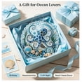 thumbnail image 3 of Ocean Pearl Art DIY Hanging Ornament Kit, Coastal Suncatcher Diamond Craft Kit for Adults, Easy Matching Symbol Design Relaxing Leisure Handicraft, 3 of 7