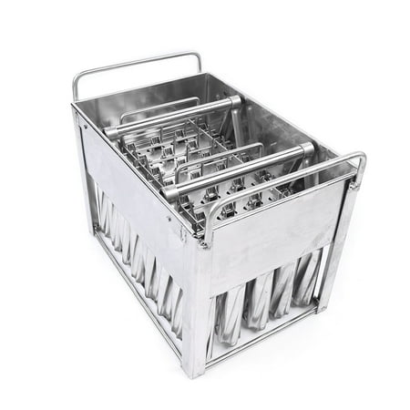 USA 40pcs Ice Cream Sticks Mold Stainless Steel Ice Lolly Popsicle Pop Holder