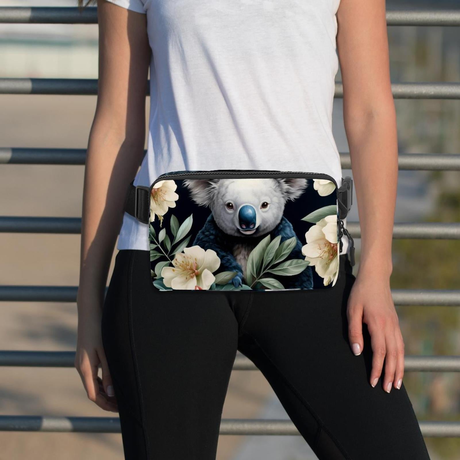 Koala Lightweight, Adjustable Running Belt with Extension Strap, Unisex Waist Bag, Fanny Pack, Cross Body Bag