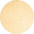 thumbnail image 1 of Ahgly Company Indoor Round Abstract Brown Contemporary Area Rugs, 3' Round, 1 of 4
