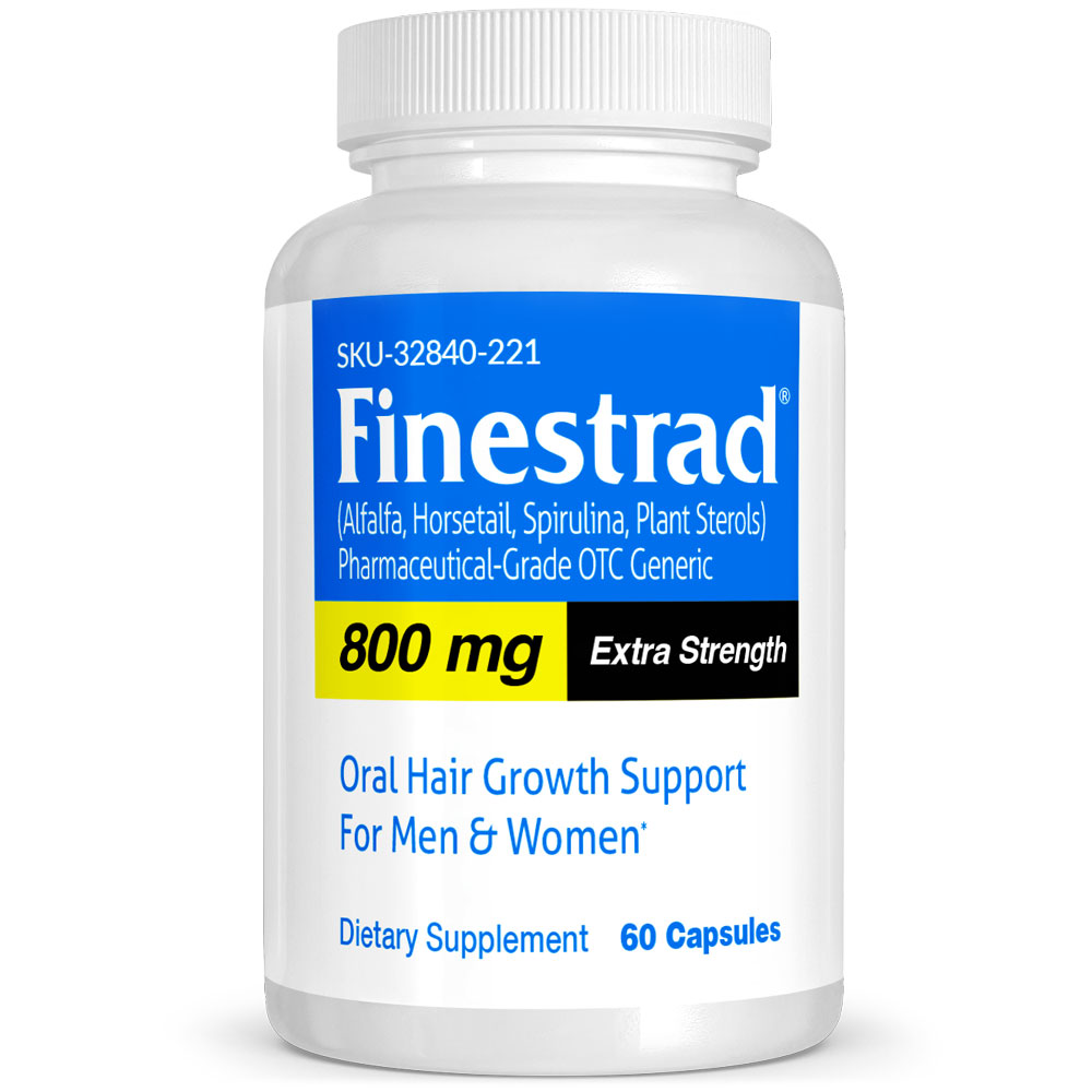 Finestrad Pharmaceutical Grade, Oral Hair Growth Products, Men & Women, Natural Alternative Finasteridee, 60Ct, Vitasource - image 5 of 6