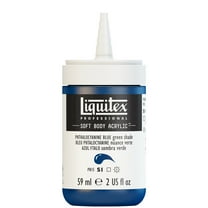 Liquitex Professional Soft Body Acrylic Color, 2 oz., Phthalocyanine Blue (Green Shade)