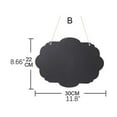 Wooden Small Blackboard Four Hanging Double Message Stained Glass wooden-small-blackboard-four-hanging-double-message-stained-glass
