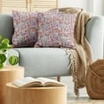 thumbnail image 5 of Ambesonne Christmas Throw Pillow Cover 2 Pack, Sweets Candles Citrus, 24", Multicolor, 5 of 5