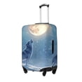 thumbnail image 3 of Luggage Cover Anti Scratch, Howling Wolf Full Moon Elastic Suitcase Protector Suitcase Covers for Luggage Fits 18-32 Inch Luggage, 3 of 6