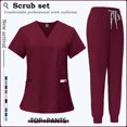 thumbnail image 1 of Summer Short Sleeve Work Suit Women Men's Uniforms Doctor's, 1 of 6