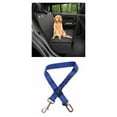thumbnail image 2 of Dog Car Seat Cover View Mesh Pet Carrier Hammock Safety Protector Car Rear Back Seat Mat with Zipper and Pocket for Travel, 2 of 21
